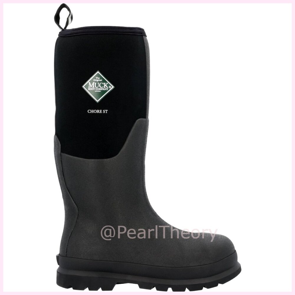 Steel Toe Rubber Work Boots Waterproof Neoprene Industrial Construction